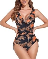 Купальник Avondii Elegant One-Piece Swimsuit Black XXL цена и информация | Купальники | 220.lv