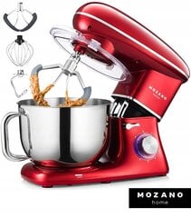 Virtuves kombains Mozano Kitchen Machine, 2300W, sarkans цена и информация | Кухонные комбайны | 220.lv