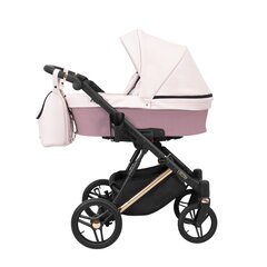 Universālie ratiņi Lazzio Premium Kunert 3in1 Pink ECO cena un informācija | Bērnu rati | 220.lv