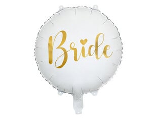 Folijas balons Bride, 45cm, balts цена и информация | Шарики | 220.lv