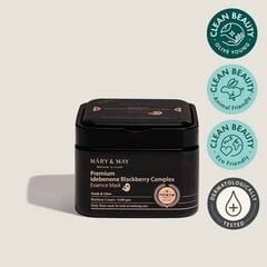 Mary&amp;May Premium Idebenon Blackberry Complex Ampoule Mask 20ea - Atjaunojošas un atjaunojošas lokšņu maskas cena un informācija | Sejas maskas, acu maskas | 220.lv