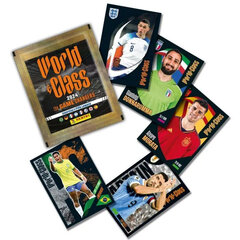 Panini "World Class" 2024 futbola uzlīmju paciņas, 5 gab. цена и информация | Коллекционные карточки | 220.lv