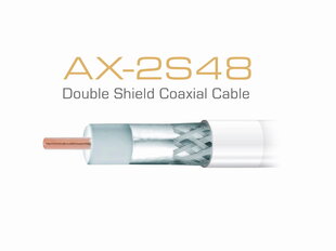 Opticum TV/SAT antenna cable RG6 AX-2S48, 10m cena un informācija | Kabeļi un vadi | 220.lv