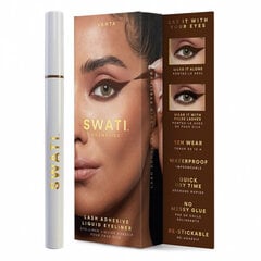 Подводка для глаз Swati Lash Adhesive Liquid Eyeliner Vanta Brown, 1 шт. цена и информация | Тушь, средства для роста ресниц, тени для век, карандаши для глаз | 220.lv