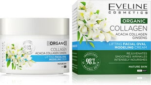 Krēms sejai ar liftinga efektu Eveline Cosmetics Organic Collagen, 50ml cena un informācija | Sejas krēmi | 220.lv