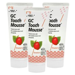 Remineralizējoša zobu pasta bez fluora GC Tooth Mousse Recaldent, 35 ml (3 gab.) cena un informācija | Zobu pastas, birstes | 220.lv