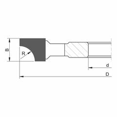 GLOBUS Sejas frēze HM R18 D160x30x4Z / labā pusē cena un informācija | Frēzes | 220.lv