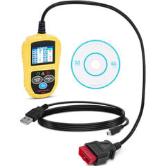 OBD2 auto diagnostikas skenera testeris 8-18V VIN/ID/CVN/PCM/ECU cena un informācija | Auto piederumi | 220.lv