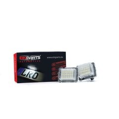 LED numura zīmes apgaismojums 6000K Mercedes W204 FL, CL C2016, C218, W212, C207 FL, W221 FL, R231 2D cena un informācija | Automašīnu spoguļi, restes, lukturi | 220.lv