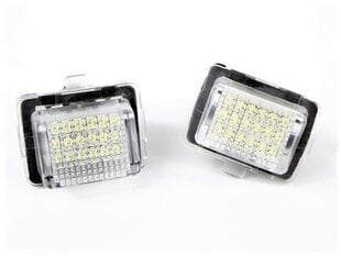 LED numura zīmes apgaismojums 6000K Mercedes W204 FL, CL C2016, C218, W212, C207 FL, W221 FL, R231 2D cena un informācija | Automašīnu spoguļi, restes, lukturi | 220.lv