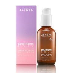 Ekoloģisks maigs balansējošs sejas mazgāšanas līdzeklis Luminous Rose, Alteya Organics, 120 ml цена и информация | Средства для очищения лица | 220.lv