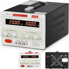 Laboratorijas servisa barošana 0-30 V 0-20 A DC 600 W cena un informācija | Rokas instrumenti | 220.lv