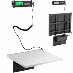 Noliktavas sienas svari ar ārējo displeju 55 x 45 cm 300 kg / 100 g cena un informācija | Industriālie svari | 220.lv
