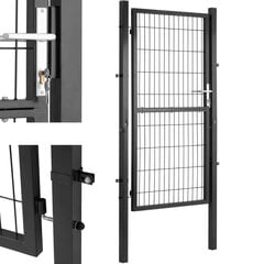 Dārza ieejas vārti izgatavoti no tērauda, 105 x 231 cm cena un informācija | Dārza instrumenti | 220.lv