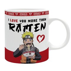 Naruto Shippuden - Mug 320 ml "I Love You More Than Ramen" cena un informācija | Datorspēļu suvenīri | 220.lv