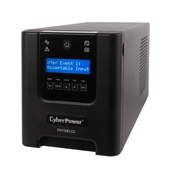 Cyber Power PR750ELCD цена и информация | UPS- Nepārtrauktās barošanas bloki | 220.lv
