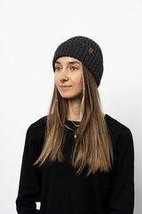 LYNX - 100% Merino Vilnas RWS Cepure, Unisex, Viegla, Vienas Kārtas, Grafīts cena un informācija | Sieviešu cepures | 220.lv