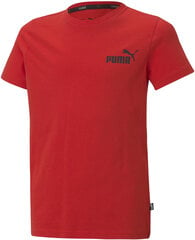 Puma T-krekli Pusaudžiem Ess Small Logo Tee Red 586961 11 586961 11/176 cena un informācija | Vīriešu jakas | 220.lv