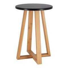 Stool Tendance, brūns/melns, bambuss cena un informācija | Virtuves un ēdamistabas krēsli | 220.lv