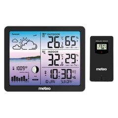 Метеостанция METEO SP107, черный цвет цена и информация | Метеорологические станции, термометры | 220.lv