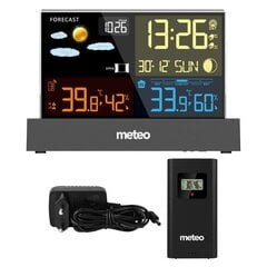 Метеостанция METEO SP110C с DCF, черный цвет цена и информация | Метеорологические станции, термометры | 220.lv