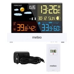 METEO SP110B meteoroloģiskā stacija ar DCF, baltā krāsā cena un informācija | Meteostacijas, āra termometri | 220.lv