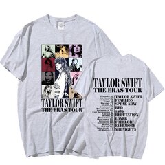 Taylor Swift The Eras Tour International vīriešu T-krekls ar apkakli sievietēm,3XL cena un informācija | T-krekli sievietēm | 220.lv