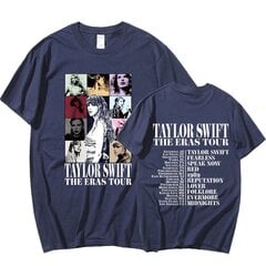 Taylor Swift The Eras Tour International vīriešu T-krekls ar apkakli sievietēm,3XL cena un informācija | T-krekli sievietēm | 220.lv