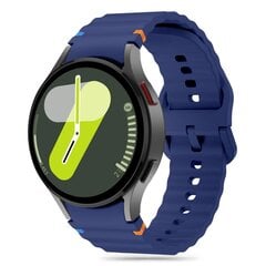 TECH-PROTECT SILIKONA SPORTA SAMSUNG GALAXY WATCH 4 | 5 | 5 PRO | 6 | 7 | FE TUMŠI ZILS cena un informācija | Viedpulksteņu un viedo aproču aksesuāri | 220.lv