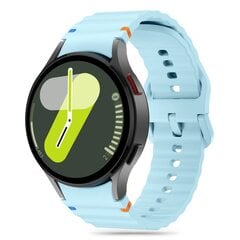 TECH-PROTECT SILICONE SPORT SAMSUNG GALAXY WATCH 4 | 5 | 5 PRO | 6 | 7 | FE SKY BLUE cena un informācija | Viedpulksteņu un viedo aproču aksesuāri | 220.lv