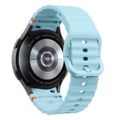 TECH-PROTECT SILICONE SPORT SAMSUNG GALAXY WATCH 4 | 5 | 5 PRO | 6 | 7 | FE SKY BLUE cena un informācija | Viedpulksteņu un viedo aproču aksesuāri | 220.lv