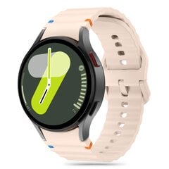 TECH-PROTECT SILICONE SPORT SAMSUNG GALAXY WATCH 4 | 5 | 5 PRO | 6 | 7 | FE ROZĀ KRĀSĀ cena un informācija | Viedpulksteņu un viedo aproču aksesuāri | 220.lv