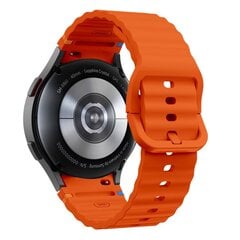 TECH-PROTECT SILICONE SPORT SAMSUNG GALAXY WATCH 4 | 5 | 5 PRO | 6 | 7 | FE ORANGE cena un informācija | Viedpulksteņu un viedo aproču aksesuāri | 220.lv