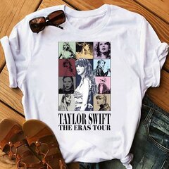 Taylor Swift The Eras Tour International vīriešu T-krekls ar apkakli sievietēm,3XL cena un informācija | T-krekli sievietēm | 220.lv