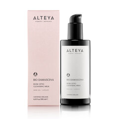 Ekoloģiskais Damaskas rožu attīrošais pienelis, Alteya Organics, 200 ml цена и информация | Средства для очищения лица | 220.lv