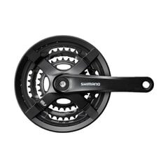 Priekšējais blokskvadrāts, 170mm, 48 x 38 x 28T, Shimano FC-TY501 cena un informācija | Citas velosipēdu rezerves daļas | 220.lv