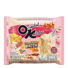 Ātri pagatavojamās nūdeles Oriental Kitchen Mama Carbonara, 5 x 85g cena un informācija | Uzkodas, čipsi | 220.lv