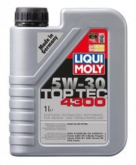 Liqui Moly Top Tec 4300 5W30 motoreļļa, 1L cena un informācija | Motoreļļas | 220.lv