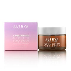 Ekoloģisks mitrinošais sejas krēms Luminous Rose Alteya Organics, 50 ml cena un informācija | Sejas krēmi | 220.lv