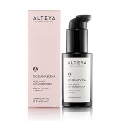 Ekoloģisks Damasas rozes dienas mitrinošs sejas krēms Alteya Organics, 50 ml цена и информация | Кремы для лица | 220.lv