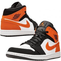 Nike Air Jordan vīriešu čības 1 MID 554724-058 цена и информация | Кроссовки для мужчин | 220.lv