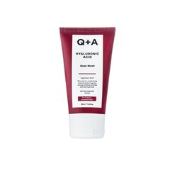 Q+A - MINI Hyaluronic Acid Body Wash - Увлажняющее средство для тела с гиалуроновой кислотой, 50 мл цена и информация | Масла, гели для душа | 220.lv