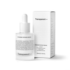 Transparent Lab - Ceramide Repair Serum, 30 ml - Intensīvi atjaunojošs serums ar keramīdiem cena un informācija | Serumi sejai, eļļas | 220.lv