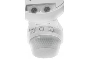 Kustības sensors CO-3, PIR, maks. 1200W, AC220-240V, leņķis 360*, 24m, IP65, balts, CR-CO3000-00. cena un informācija | LED lentes | 220.lv