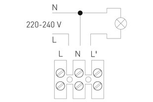 Датчик движения CR-23 PET, макс. 1200Вт, AC220-240В, 120*, 12м, ±1,8-2,2м, IP65, CR-CR23000-00 цена и информация | Светодиодные ленты | 220.lv