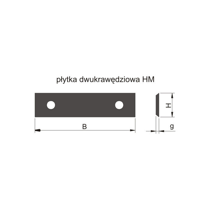 GLOBUS HM rezerves asmens 2 asmeņi 20x12x1,5 mm / universāls / 1 gab. цена и информация | Frēzes | 220.lv