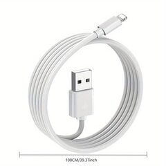 '20 w pd ātrās uzlādes kabelis iPhone 14 13 12 11 pro max mini 14 8 plus x xr xs usb c kabelis spēļu austiņu piederumi' cena un informācija | Savienotājkabeļi | 220.lv