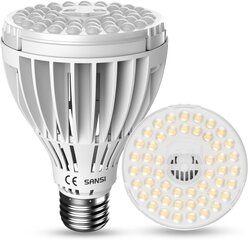 LED augu lampa SANSI ‎24W C23ZW005 cena un informācija | Diedzēšanas trauki, augu lampas | 220.lv