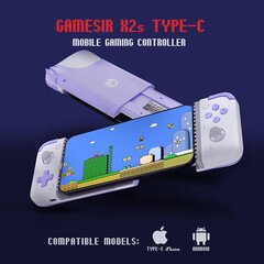 GameSir X2S C tipa mobilais spēļu kontrolieris cena un informācija | Spēļu konsoles | 220.lv