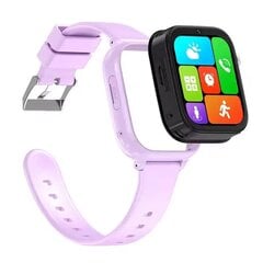 Happyjoe QSmart Purple, viedpulkstenis bērniem, 4G, video zvans + divas aproces cena un informācija | Viedpulksteņi (smartwatch) | 220.lv